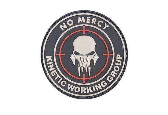 Naszywka 3D - NO MERCY – KINETIC WORKING GROUP - Black [GFC Tactical] (для страйкболу), фото 1