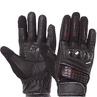 Мотоперчатки кожаные NERVE черные KQ1037, L: Gsport