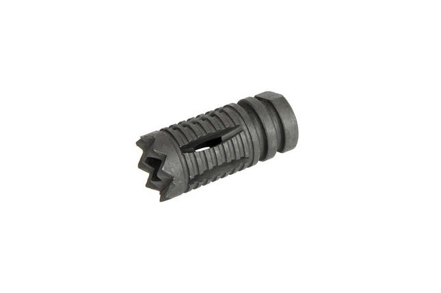 Stalowy tłumik płomienia do аналогов M4/M16 - 14mm CW/CCW [Specna Arms] (для страйкболу), фото 1