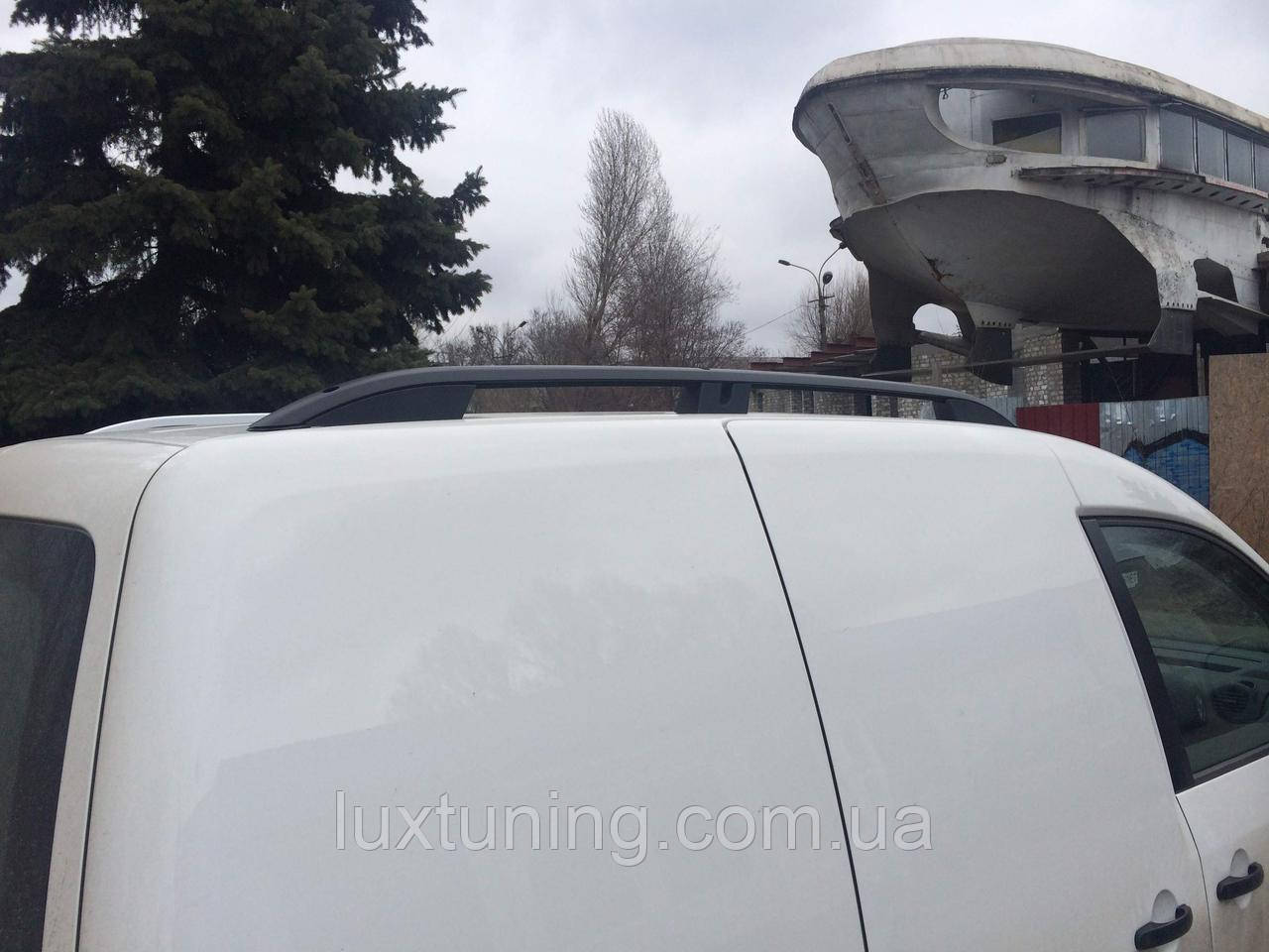 Рейлинги на крышу модель CROWN Volkswagen Caddy 2010-2015 КОРОТКАЯ БАЗА, цвет черный - фото 8 - id-p1371667968