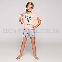 Пижама для девочки футболка с шортами Hania, Рост 104