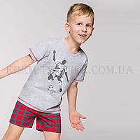 Детская пижама для мальчика на лето Футбол Franek, Рост 104