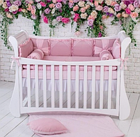 Постільний комплект Baby Veres Angel wings pink для ліжечка 120х60 см 216.21, фото 3
