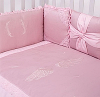 Постільний комплект Baby Veres Angel wings pink для ліжечка 120х60 см 216.21, фото 4