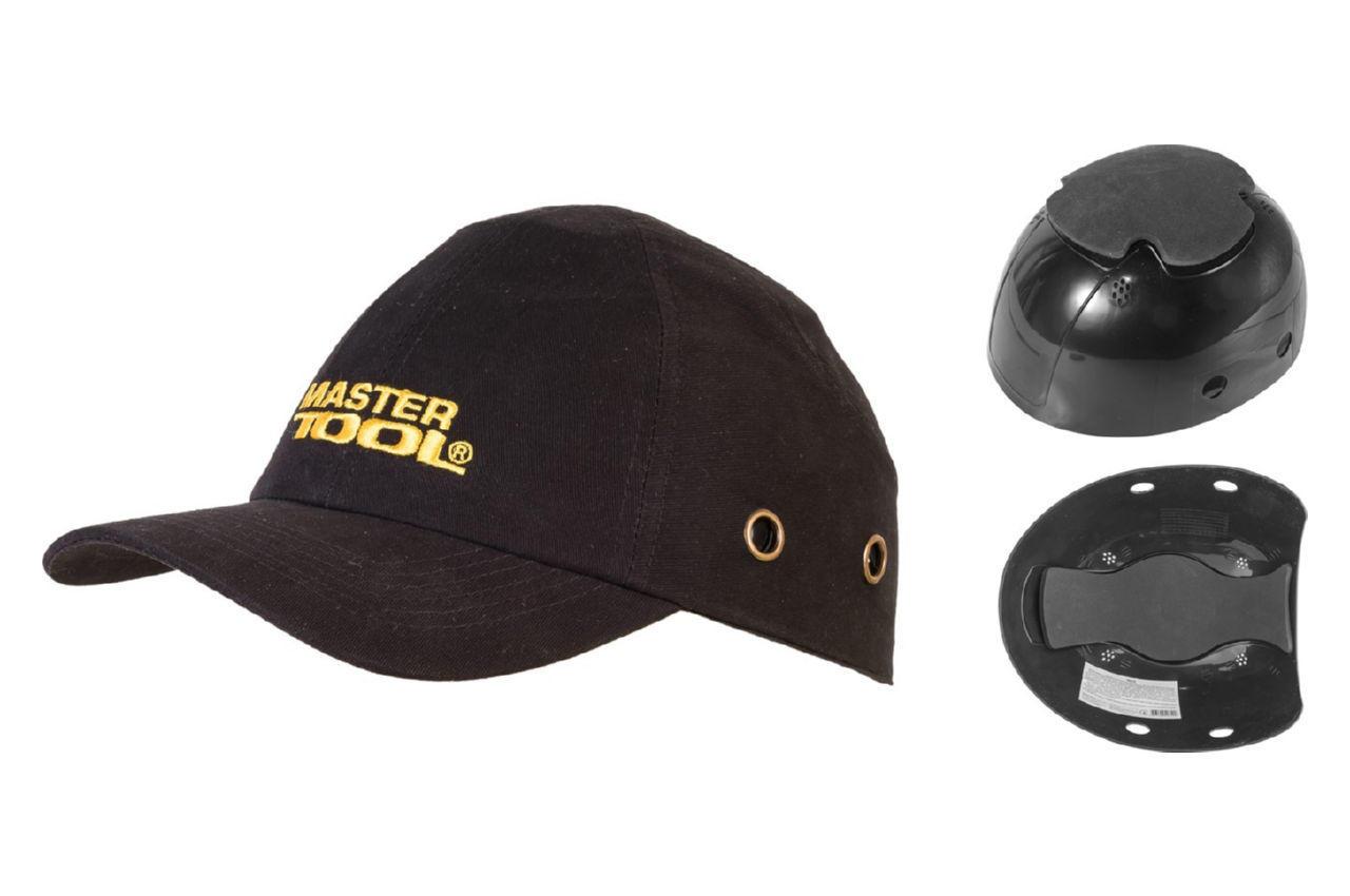 Каскетка захисна Mastertool — чорна 1 шт., фото 1