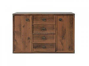 Комод JKOM 2D4S 130 Монтана дуб шутер/сосна арізонська ВМК