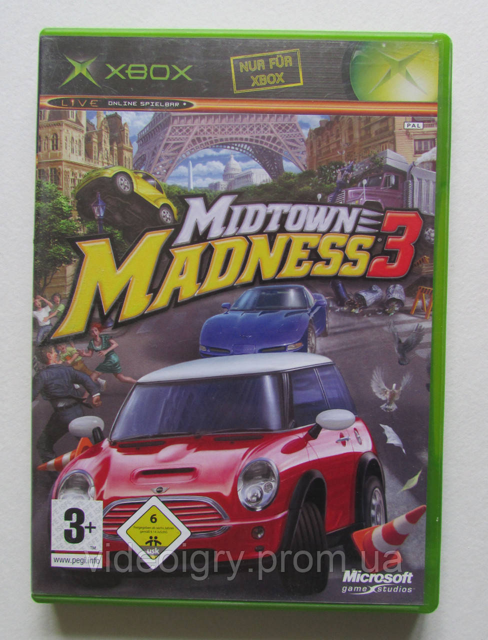 Midtown Madness 3 Xbox Microsoft (PAL) БУ