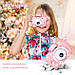 Дитячий цифровий фотоапарат відеокамера котик в чохлі Children's fun Camera B, фото 6