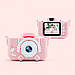 Дитячий цифровий фотоапарат відеокамера котик в чохлі Children's fun Camera B, фото 8