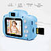 Дитячий цифровий фотоапарат відеокамера котик в чохлі Children's fun Camera B, фото 9