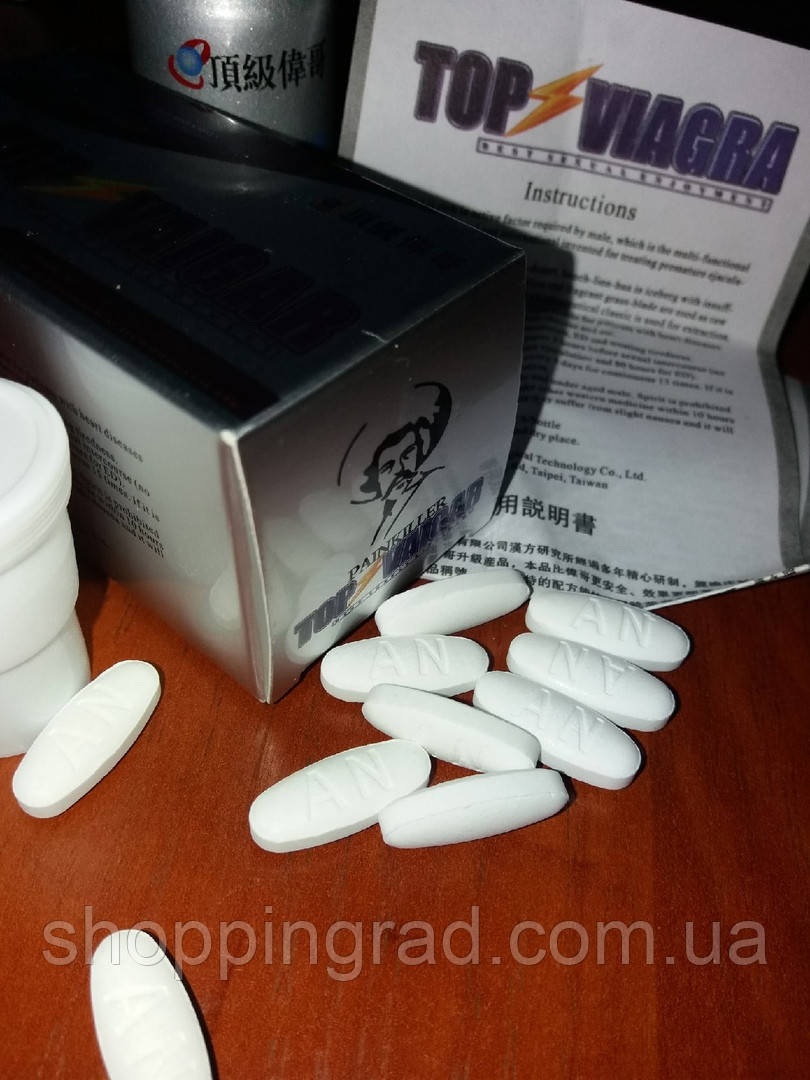 Top Viagar Ві-гра таблетки для міцної ерекції. Гарантований ефект!, фото 1
