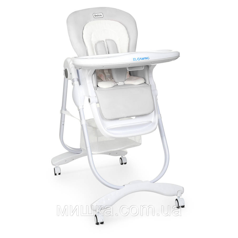 Дитячий cтульчик-трансформер для годування DOLCE M 3236 LIGHT GRAY, фото 1
