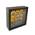 Дерев'яна копілка (скарбничка) 20х20 см Акумулуй ресурси для Христа хркп0017бу, фото 2