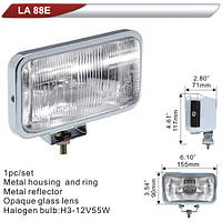 Фара дополнительная DLAA 88E-W хром/H3-12V-55W/155*90mm (LA 88E-W)