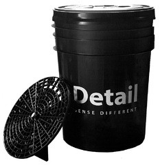 Відро Detail чорне 20 л з пескоотделителем, фото 1