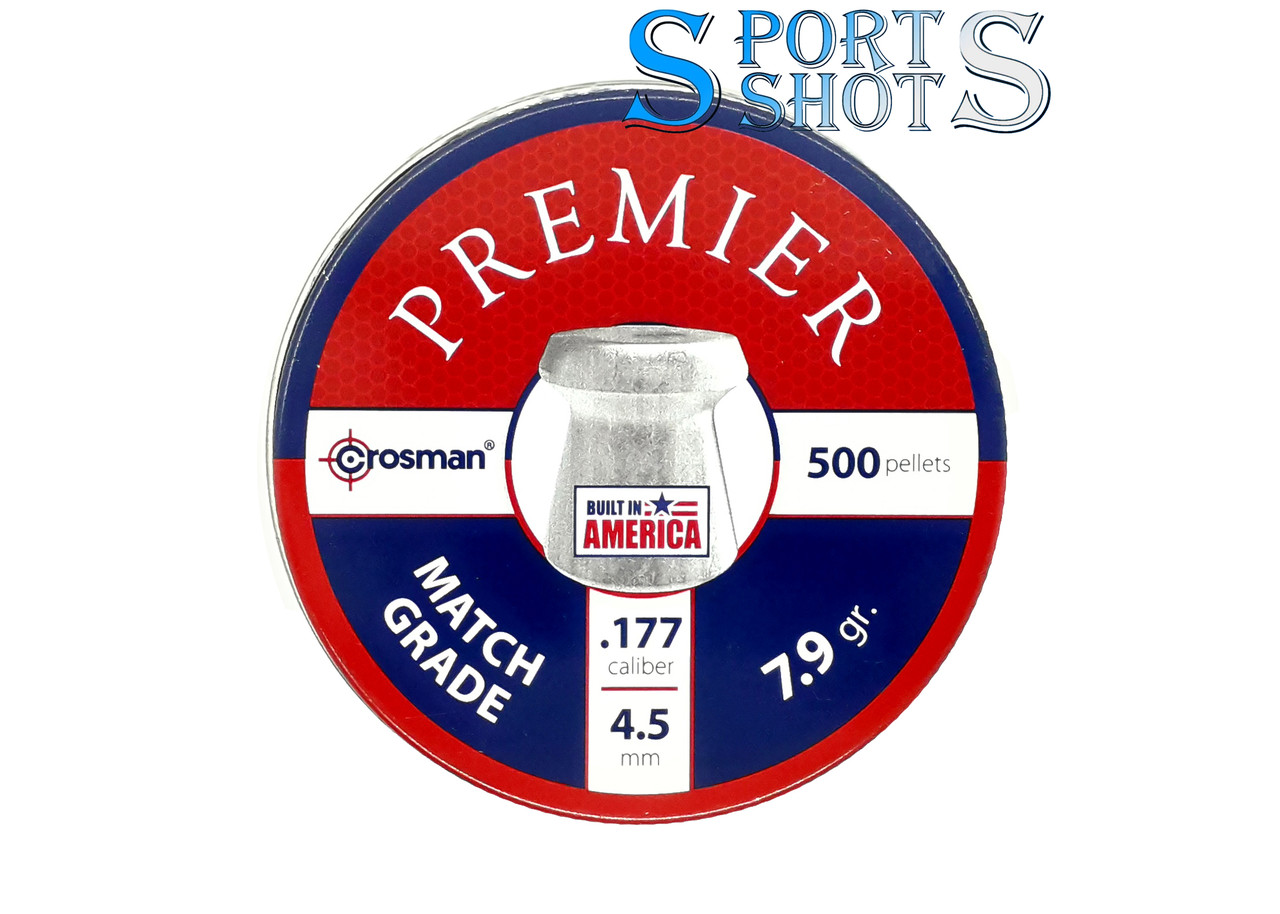 Кулі Crosman Premier Match Grade 4,50 мм, 0.51 м, 500шт