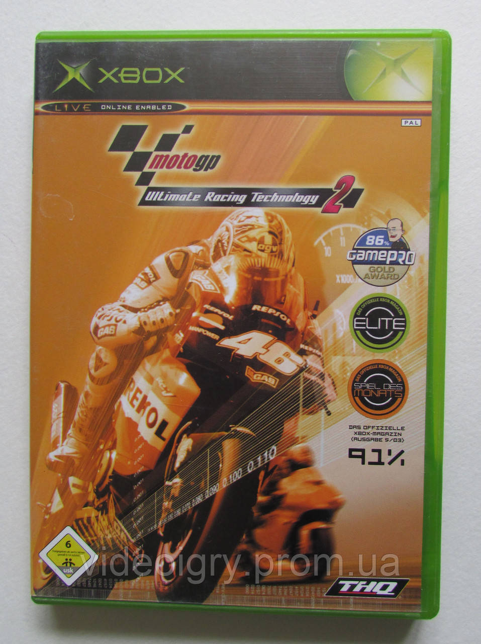 MotoGP: Ultimate Racing Technology 2 Xbox Microsoft (PAL) БУ