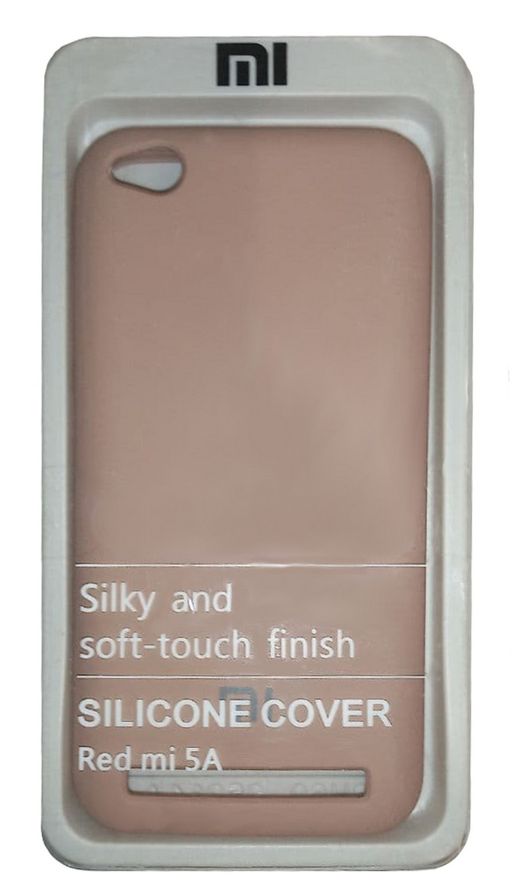 Силіконовий чохол на Xiaomi Redmi 5A (Pink Sand) Soft touch, фото 1