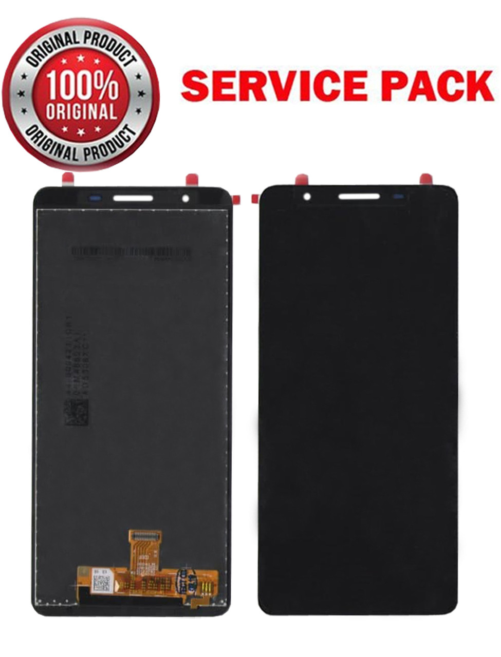 Дисплейний модуль (екран) для Samsung A013 Galaxy А01 Core (2020) чорний Оригінал 100% SERVICE PACK
