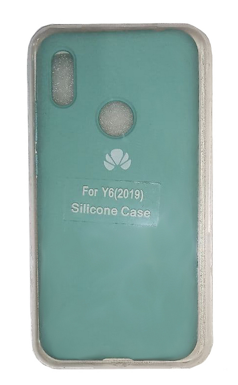 Силіконовий чохол на Huawei Y6 2019 (Ocean Blue) Soft touch (Full), фото 1