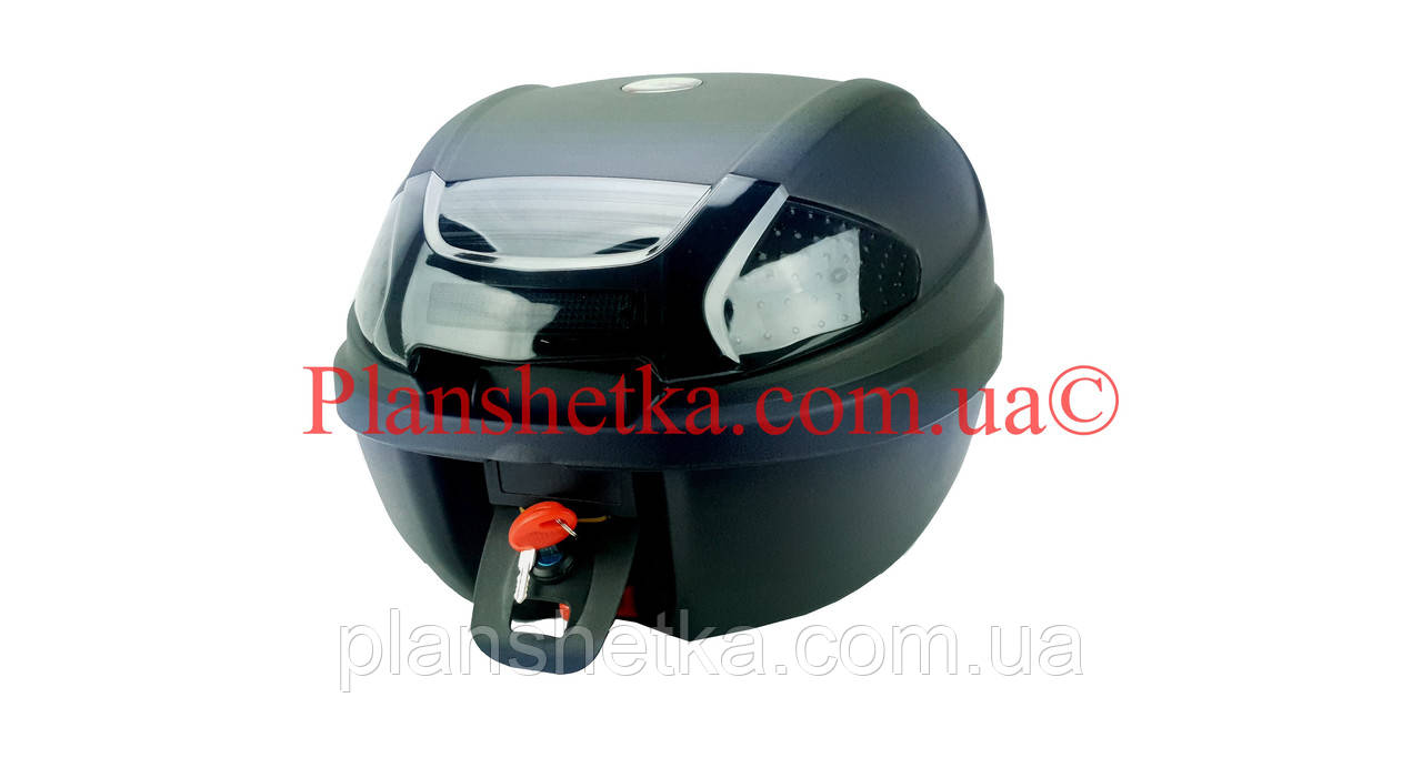 Кофр для мотоцикла (багажник) YM-0830 (V-30L) BLACK 41×40×32