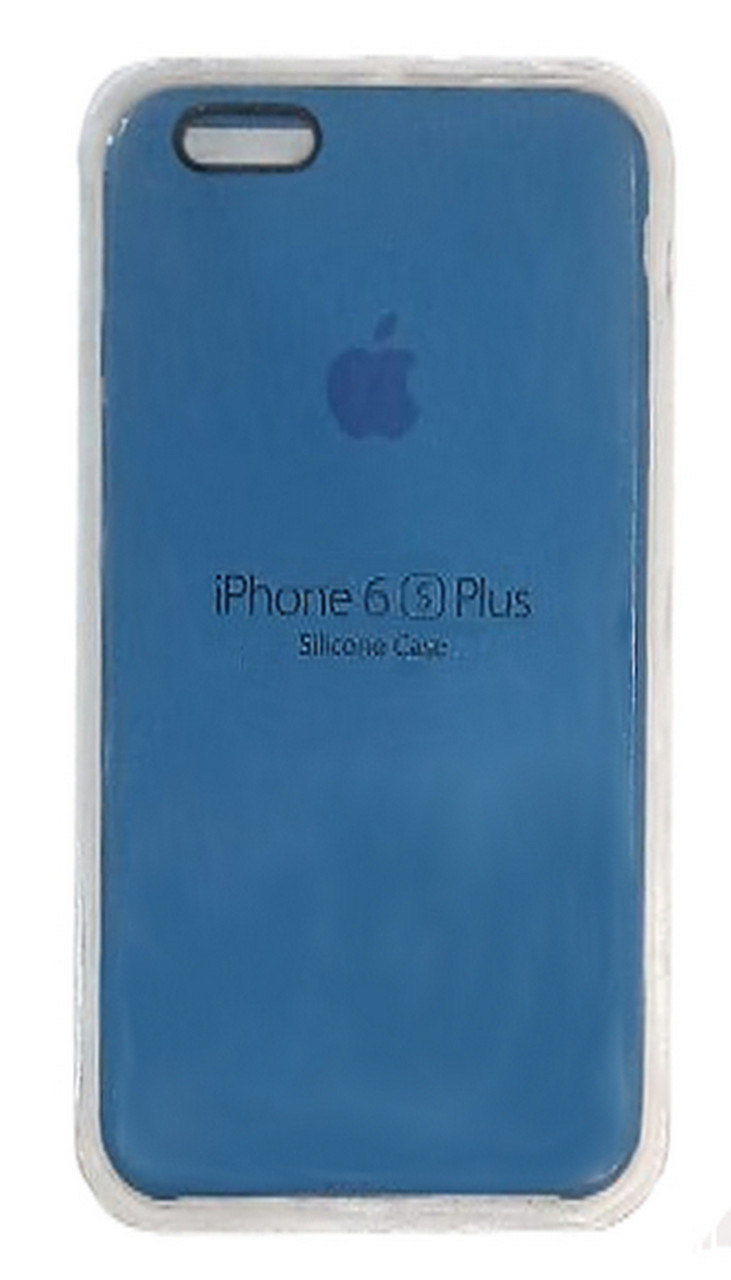 Силіконовий чохол на iPhone 6 Plus (Tahoe Blue) Soft touch (Premium), фото 1