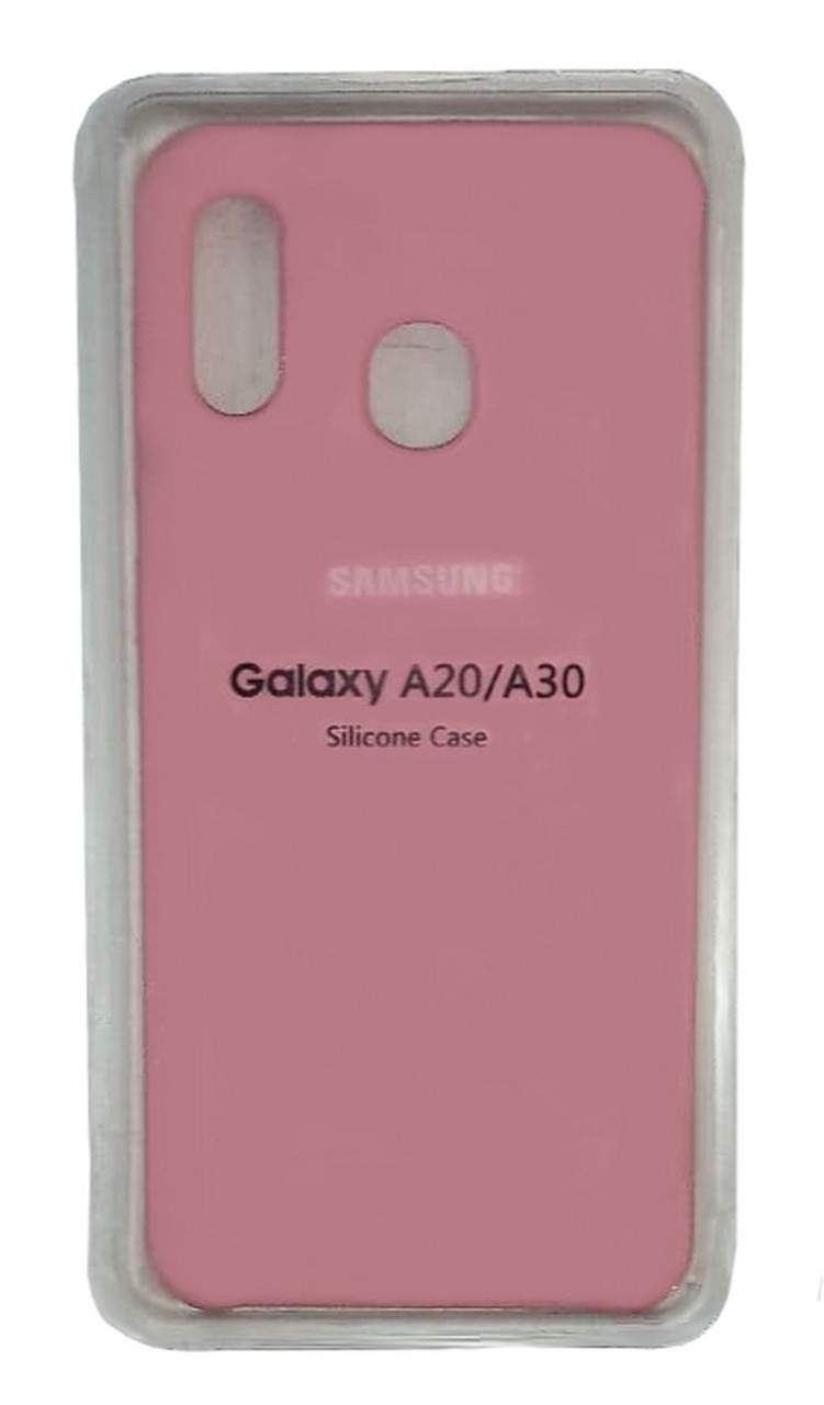 Силіконовий чохол Samsung A205/A305 Galaxy A20/A30 2019 (Pink) Soft touch (Premium), фото 1