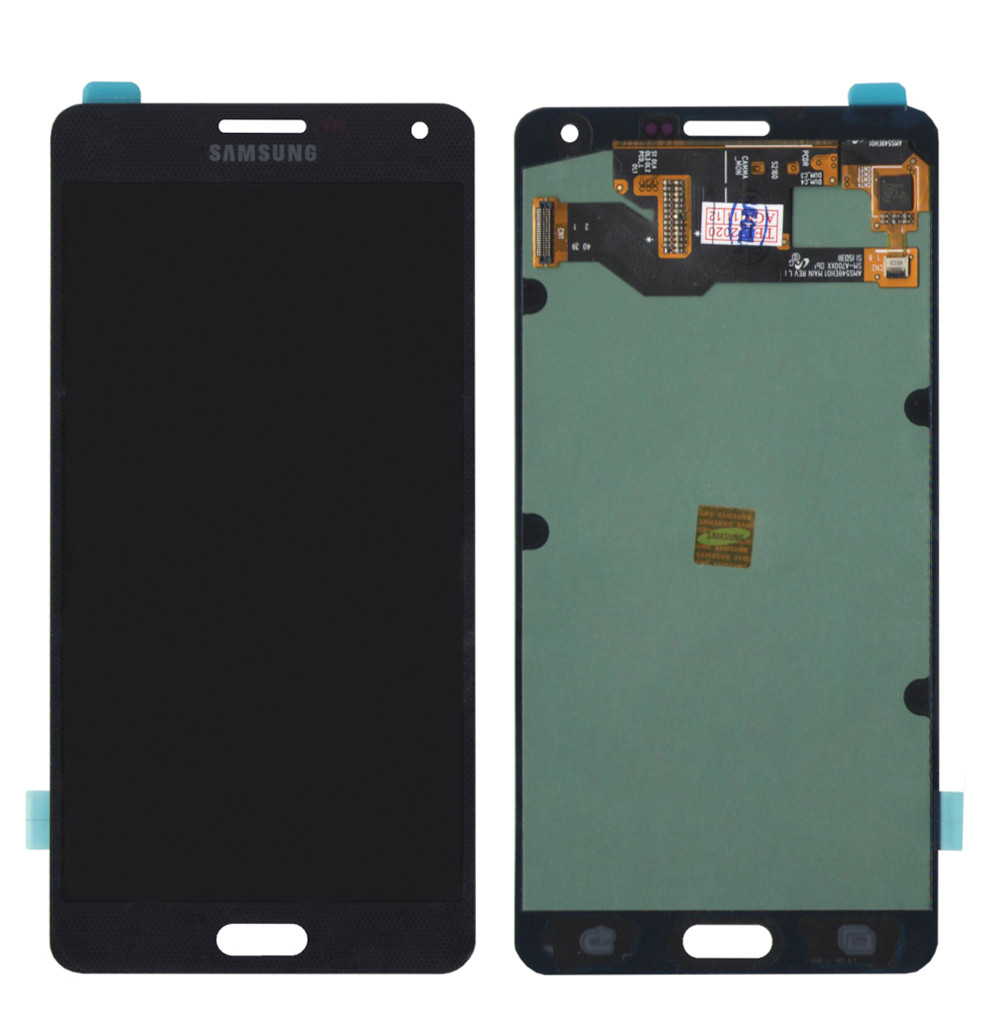 Дисплейний модуль (екран) для Samsung A700 GALAXY A7 Чорний LCD OLED CHINA SERVICE PACK
