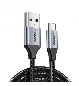 Кабель UGREEN US288 USB - TYPE-C Aluminum Braid 1 м Black (60126)