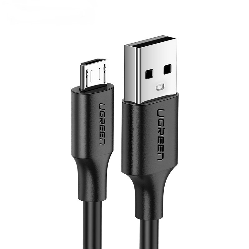 Кабель UGREEN US289 USB 2.0 -  micro-USB  Nickel Plating 1м Black (60136)