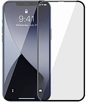 Защитное стекло Baseus для iPhone 12 Pro Max (6.7inch) Full-Glass 0.3mm (2шт), Black (SGAPIPH67N-KA01)