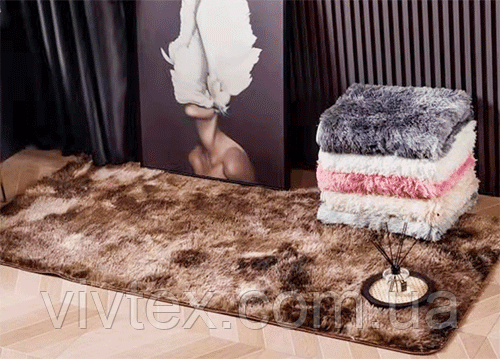 Килимок хутряний травка 200х230, фото 1