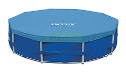 Тент Intex 28030 використовується з круглими каркасними басейнами