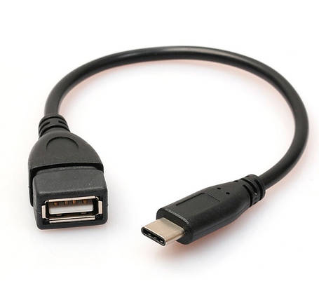 OTG кабель перехідник з USB на Type-C, фото 1
