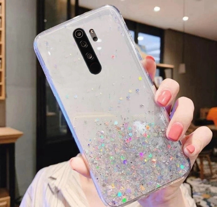 Блискучий чохол з срібною фольгою Xiaomi Redmi 5 Plus, фото 1
