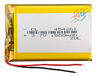 Аккумулятор 1500mAh 3.7v 454261 для навигаторов, ридеров, электронных книг, планшетов