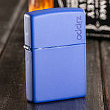 Запальничка Zippo 229 ZL Blue Matte, фото 3