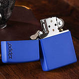 Запальничка Zippo 229 ZL Blue Matte, фото 4