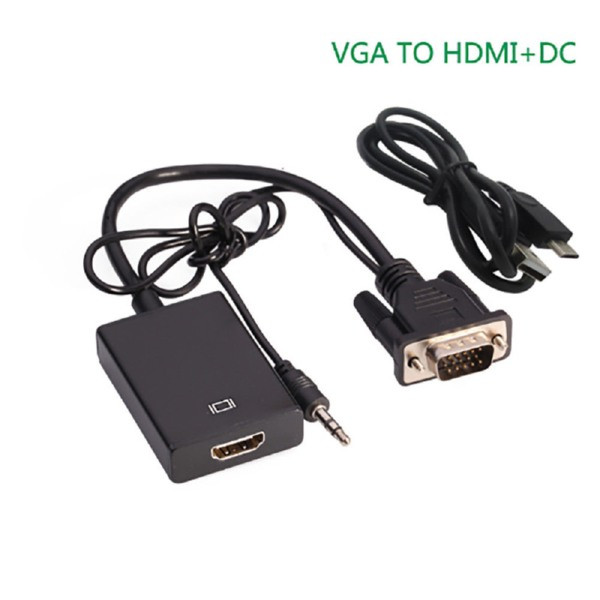 Конвертер VGA — HDMI HD з аудіо, фото 1