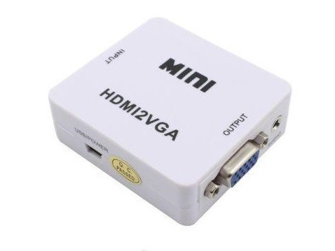 Конвертер HDMI — VGA з аудіо та дод. живленням