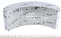 Накладки колодок тормозных мб mercedes мерседес mb DB 508 608 D (300-306x98mm) (1 -2 ремонт) передние задние