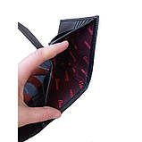 Чоловіче портмоне гаманець чорний 094ВА, фото 3