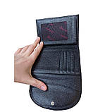 Чоловіче портмоне гаманець чорний 094ВА, фото 2