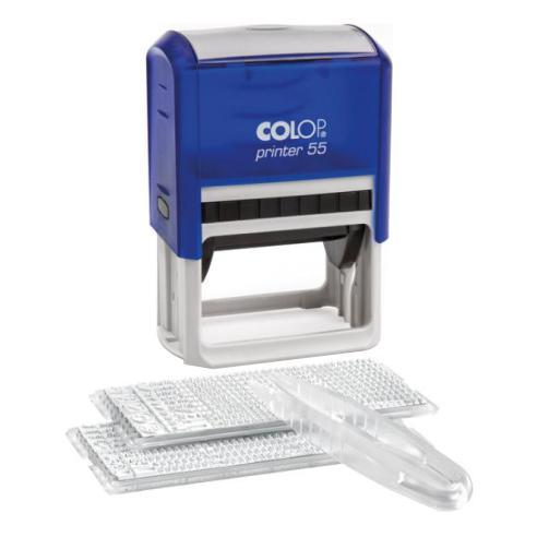 Самонабірний штамп 60х40 мм, 10-ти рядковий автоматичний, Colop 55/2 ...