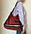 Спортивна нейлонова сумка-рюкзак бордового кольору, фото 8