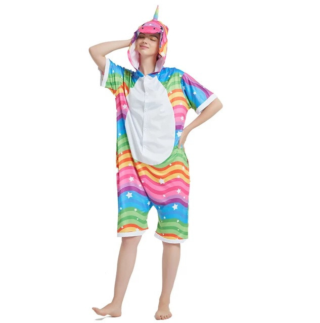Кигуруми единорога / Летние кигуруми / Летняя пижама / Костюм кигуруми / (5010) - фото 1 - id-p1371860921