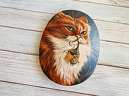 Панно "Кіт" (Підставка під гаряче овальне) 29*20