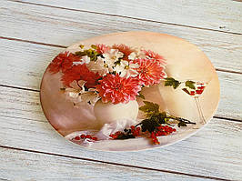 Настінне панно "Букет" (Підставка під гаряче) Керамклуб 29*20 см