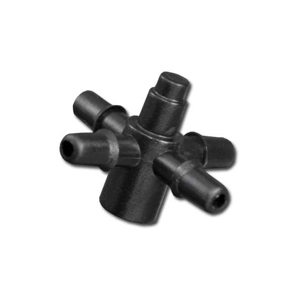 Крестовина - разветвитель для эмиттеров и капельниц, 4 мм, DSK-5135L4 - фото 1 - id-p1371844992