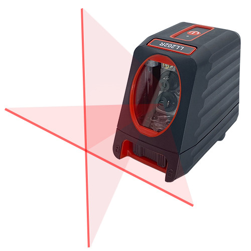Лазерний рівень для дому, червоний промінь 2 лінії c магнітним кронштейном PROTESTER LL202R, фото 1